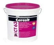 ceresit ct 63/ct 64 тонкослойные штукатурки с бороздчатой фактурой: базы под колеровку (зерно 3,0 и 2,0 мм)